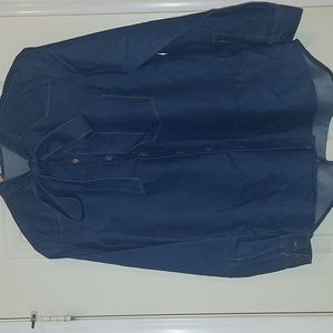 Guliguo Tie Front Denim Shirt